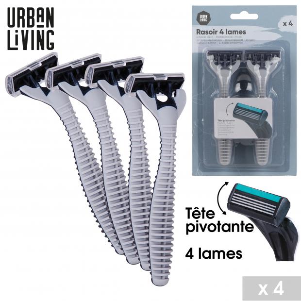 RASOIR POUR HOMME 4 LAMES X4PCS